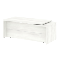 Стол руководителя прямой, левый Yalta LT.В-20 L снежная патина